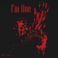 I'm Fine Bloody Halloween Tote Bag thumb 4