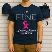 I'm Fine Breast Cancer Warrior Breast Cancer Awareness T-Shirt thumb 6