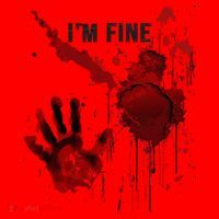 IM Fine Bloody Hand Blood Stained Blood Splatter Halloween Santa Hat thumb 1