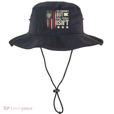 I'm Friendly But My Wife Isn't Bucket Hat