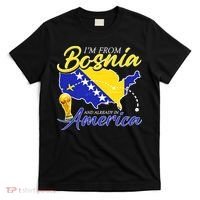 I'm From Bosnia America Journey Herzegovina Soccer T-Shirt thumb 0