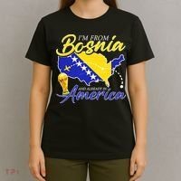 I'm From Bosnia America Journey Herzegovina Soccer T-Shirt thumb 4