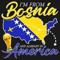 I'm From Bosnia America Journey Herzegovina Soccer T-Shirt thumb 7