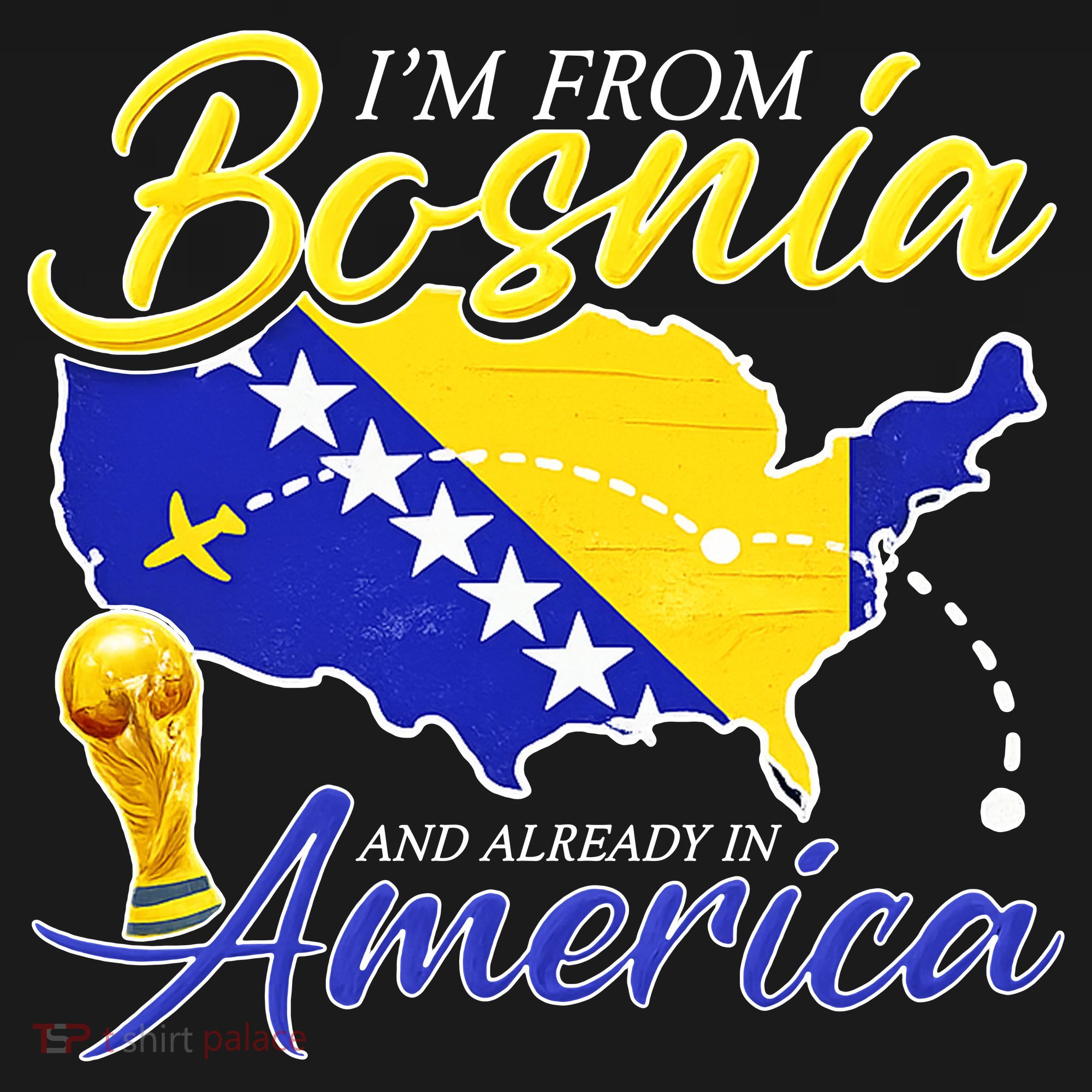 I'm From Bosnia America Journey Herzegovina Soccer Women's Hoodie