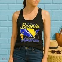 I'm From Bosnia America Journey Herzegovina Soccer Women's Tank Top thumb 2