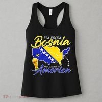 I'm From Bosnia America Journey Herzegovina Soccer Women's Tank Top thumb 3