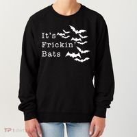 ItS Frickin Bats Halloween Women's Sweatshirt thumb 0