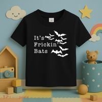 ItS Frickin Bats Halloween Toddler T-Shirt thumb 3