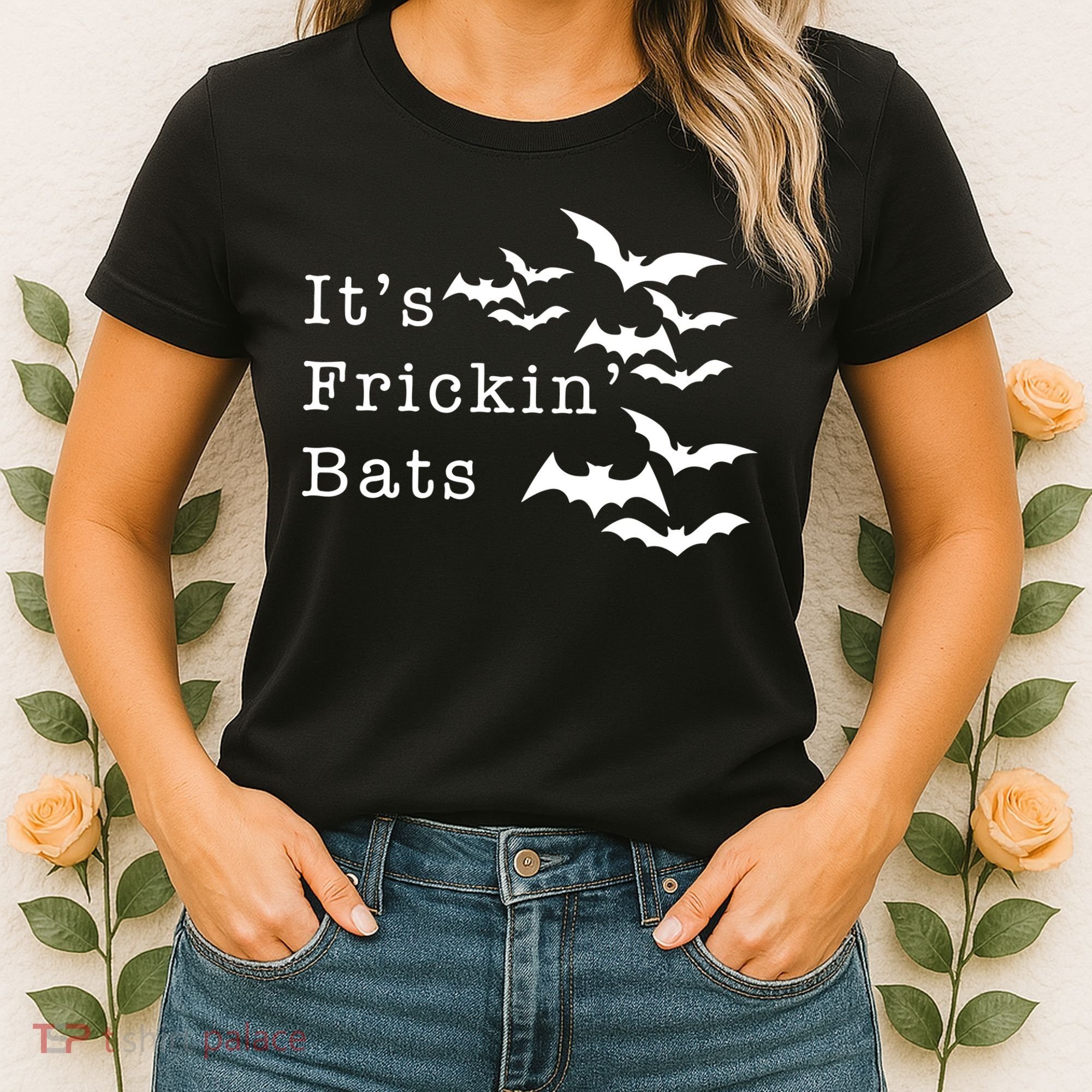 ItS Frickin Bats Halloween Women's T-Shirt