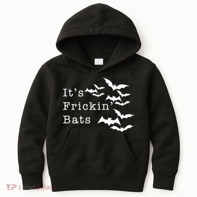 ItS Frickin Bats Halloween Kids Hoodie