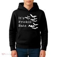ItS Frickin Bats Halloween Kids Hoodie thumb 4