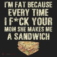 IM Fat Because Your Mom Makes Me A Sandwich Beanie thumb 2