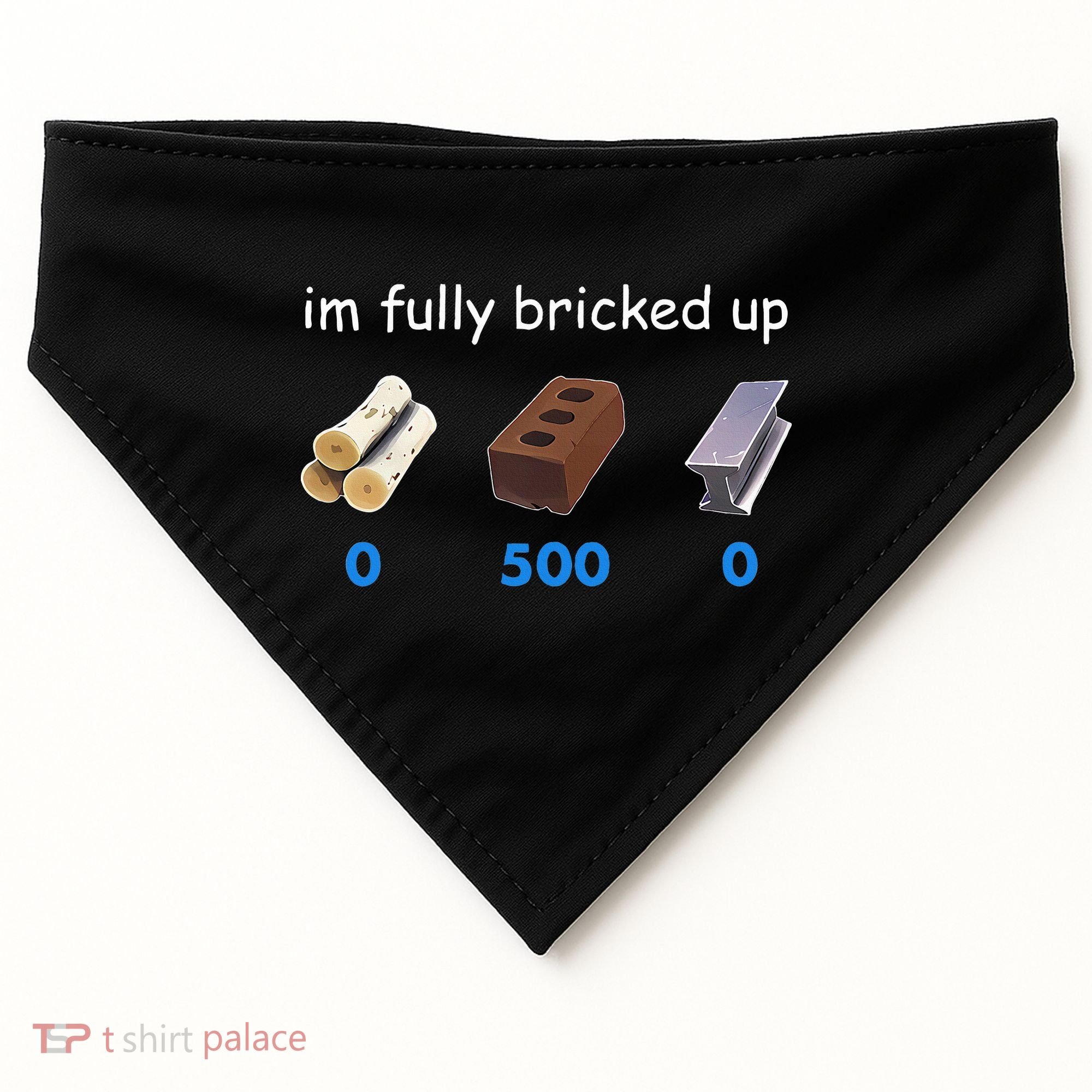 Im Fully Bricked Up USA-Made Doggie Bandana