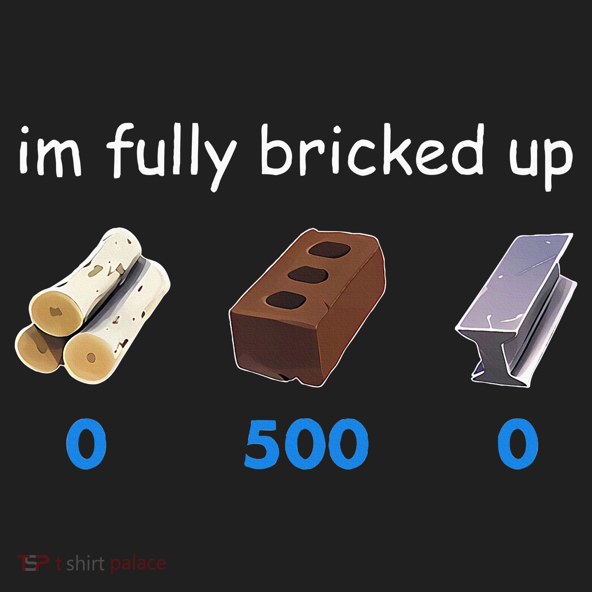 Im Fully Bricked Up Five-Panel Snapback Cap