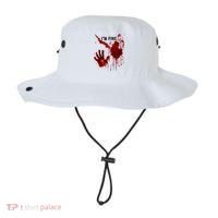 Im Fine Bloody Hand Bloodstained Blood Splatter Halloween Bucket Hat thumb 0