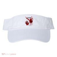 Im Fine Bloody Hand Bloodstained Blood Splatter Halloween Visor thumb 0