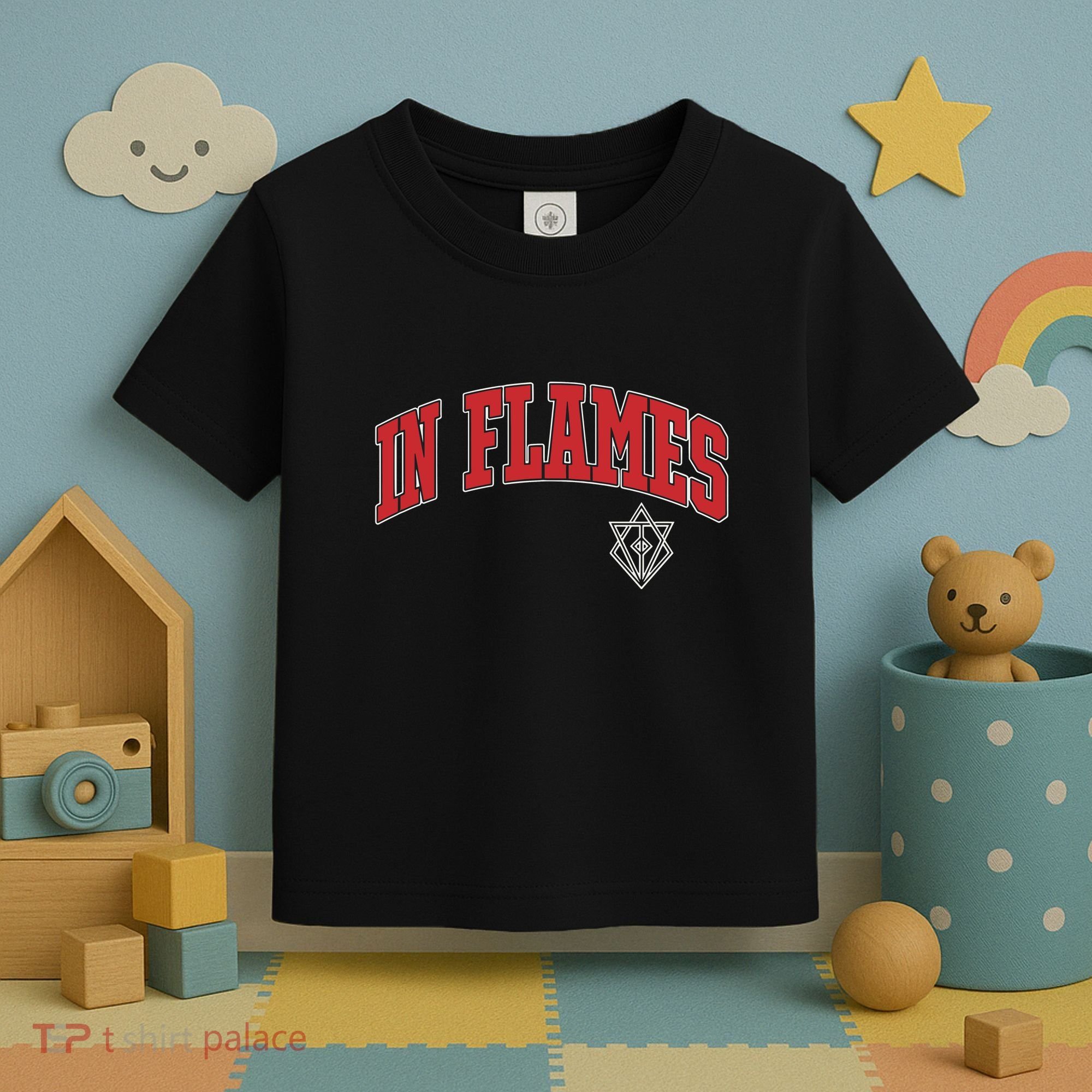 In Flames Collegiate Toddler T-Shirt