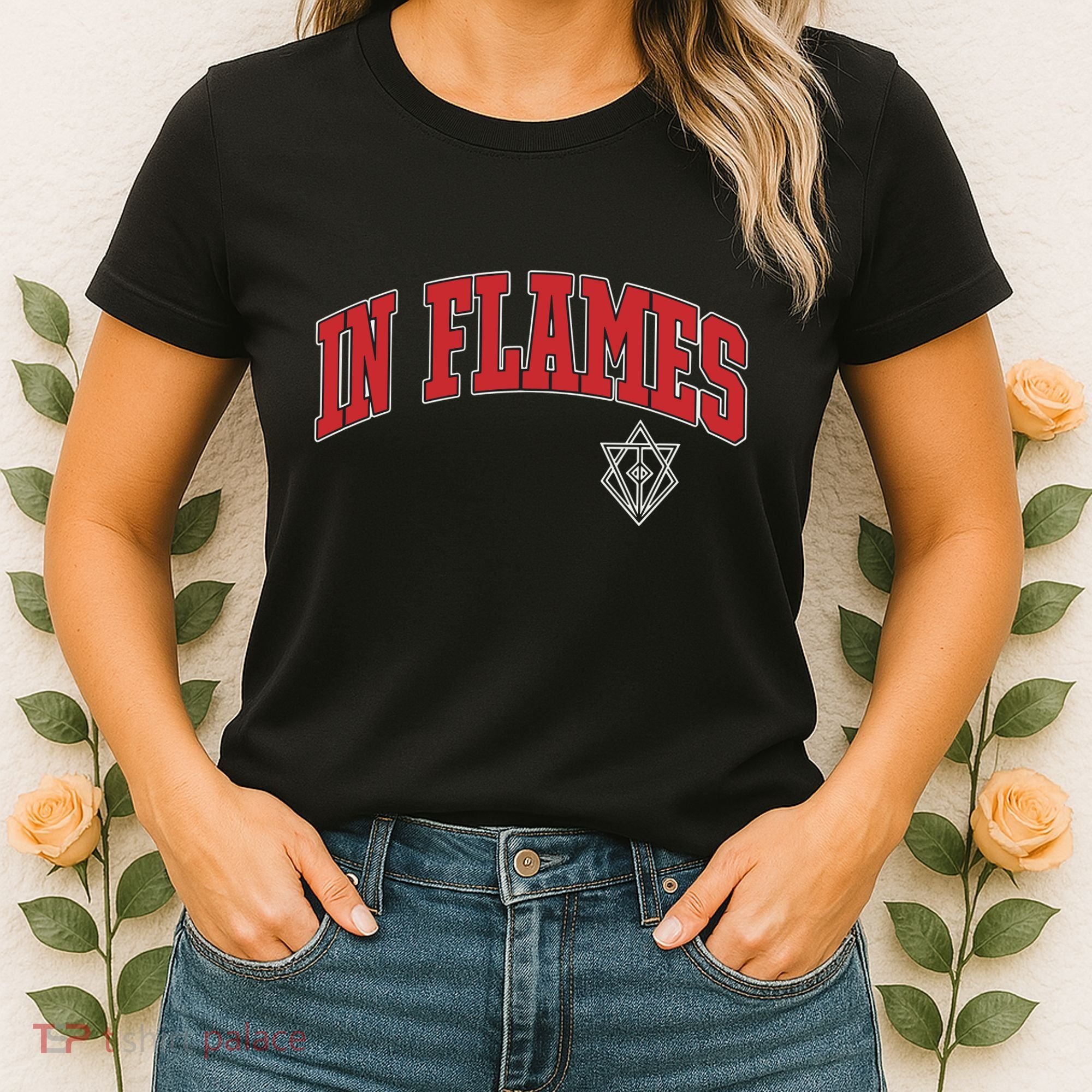 In Flames Collegiate Women's T-Shirt