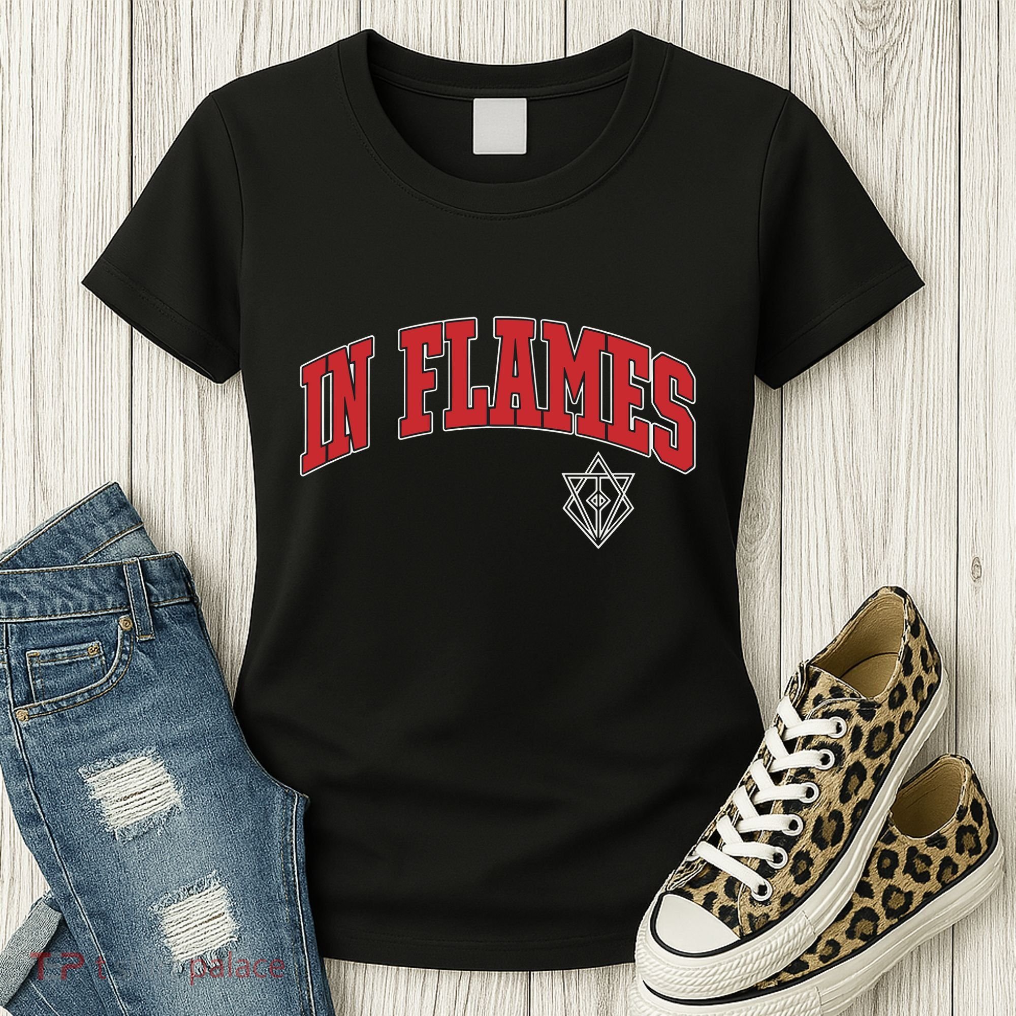 In Flames Collegiate Women's T-Shirt