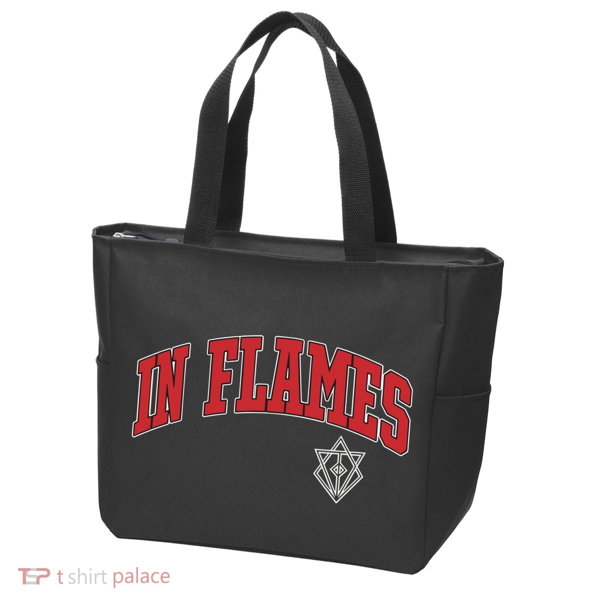 In Flames Collegiate Tote Bag