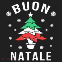 Italian Flag Christmas Tree Buon Natale Gift Beanie thumb 2