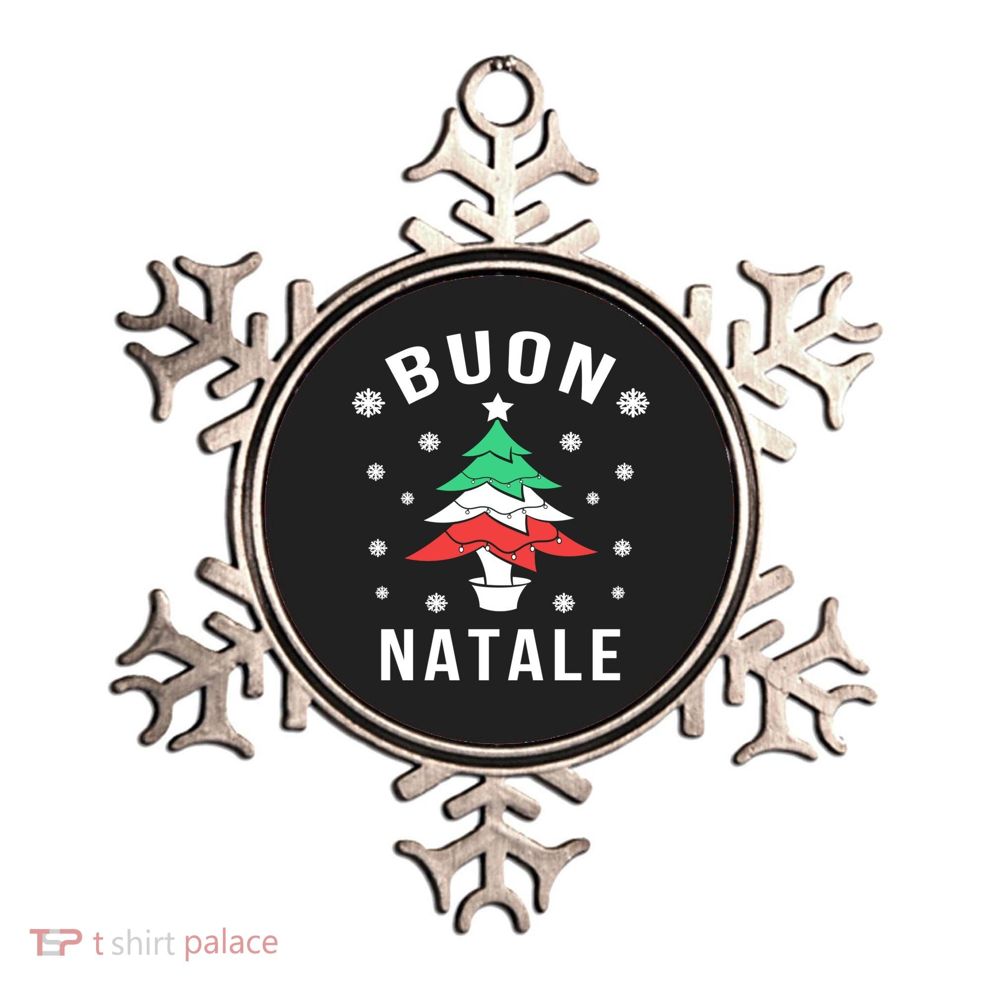 Italian Flag Christmas Tree Buon Natale Gift Ornament