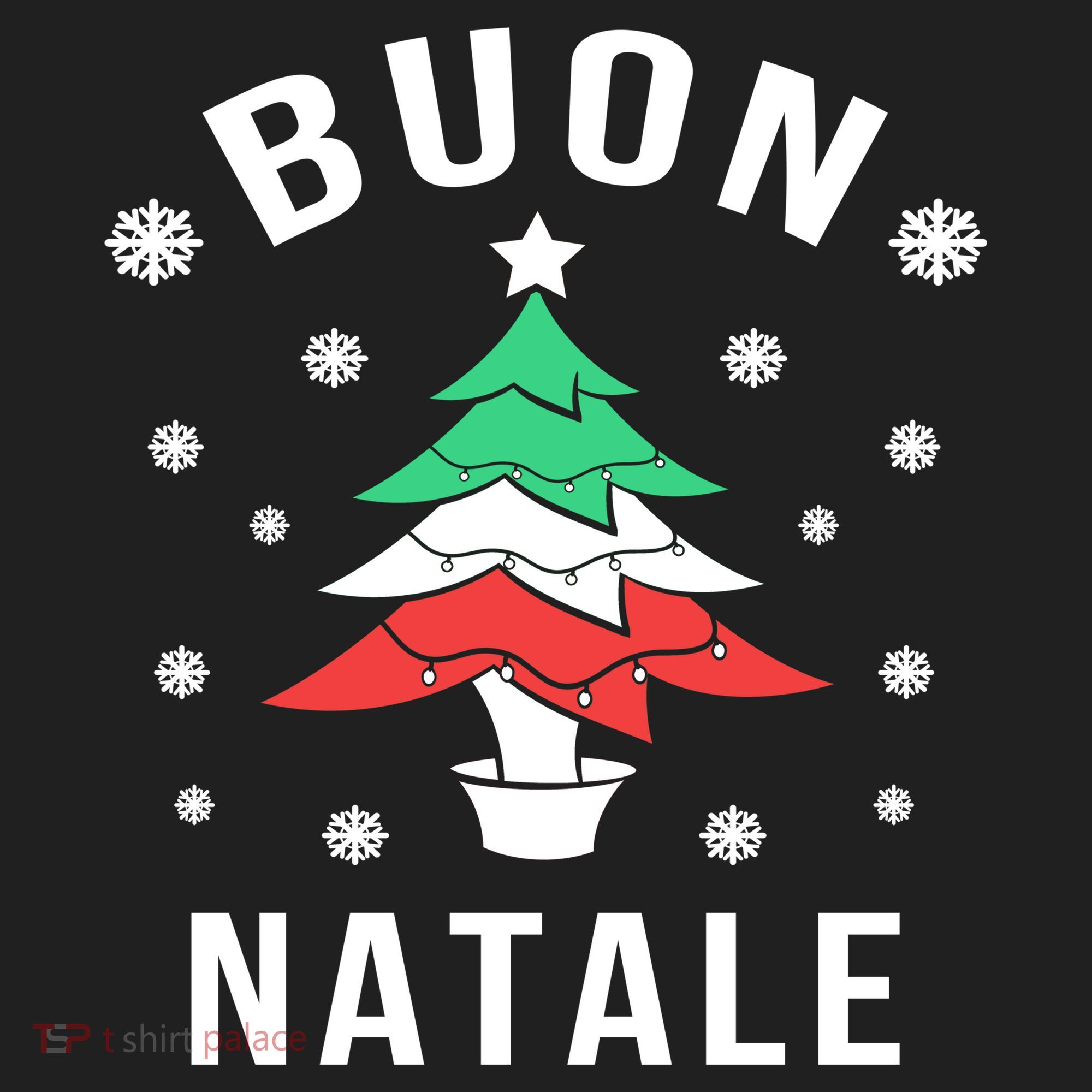 Italian Flag Christmas Tree Buon Natale Gift Hat