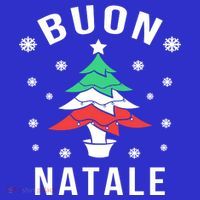 Italian Flag Christmas Tree Buon Natale Gift Apron thumb 3