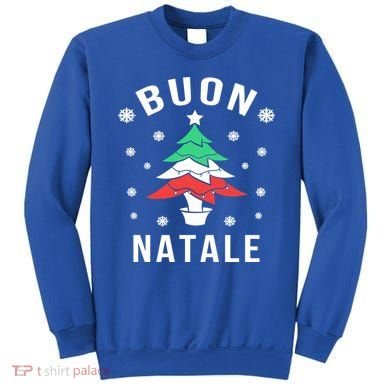 Italian Flag Christmas Tree Buon Natale Gift Sweatshirt