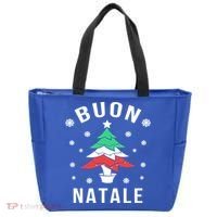 Italian Flag Christmas Tree Buon Natale Gift Tote Bag thumb 0