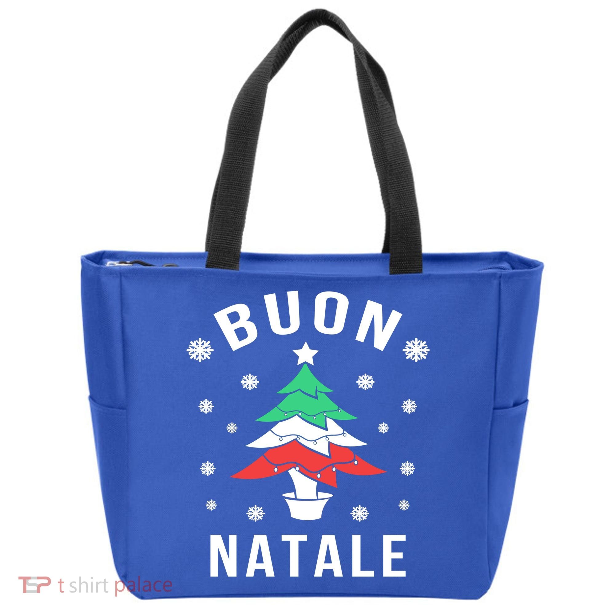 Italian Flag Christmas Tree Buon Natale Gift Tote Bag