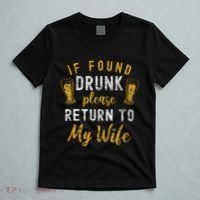 If Found Drunk Return To Wife Couples T-Shirt thumb 5
