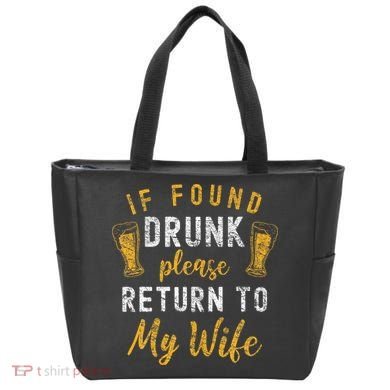 If Found Drunk Return To Wife Couples Tote Bag