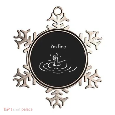 IM Fine Drowning Meme Funny Design Ornament