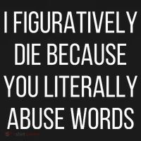 I Figuratively Die Because You Literally Abuse Words Backpack thumb 2