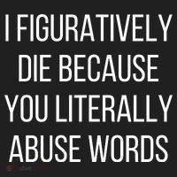 I Figuratively Die Because You Literally Abuse Words Tumbler thumb 3