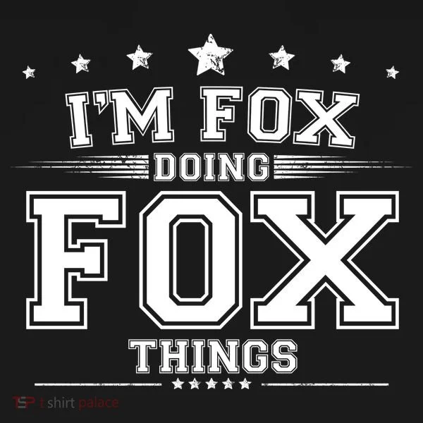 Im Fox Doing Fox Things Doggie Tank