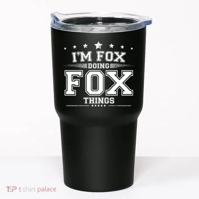 Im Fox Doing Fox Things Tumbler