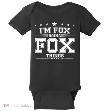 Im Fox Doing Fox Things Baby Bodysuit
