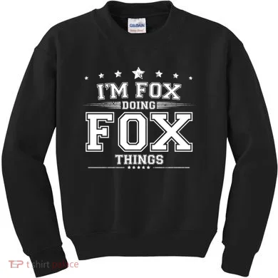 Im Fox Doing Fox Things Kids Sweatshirt