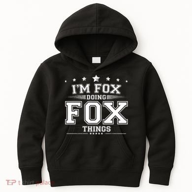 Im Fox Doing Fox Things Kids Hoodie
