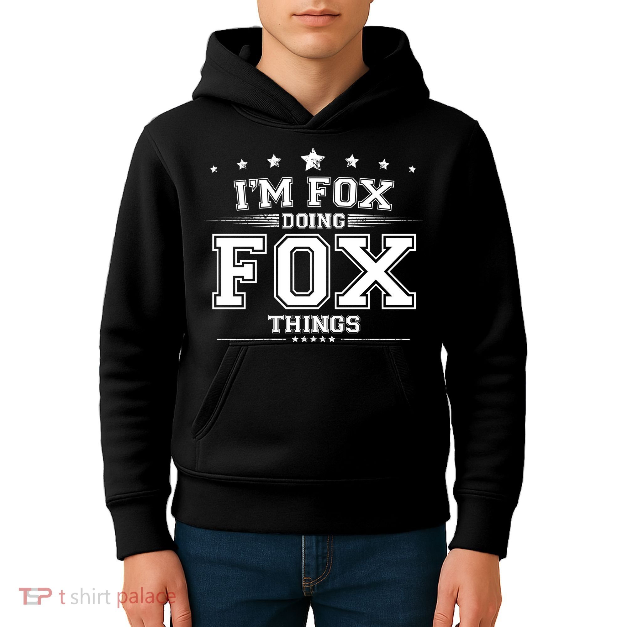 Im Fox Doing Fox Things Kids Hoodie