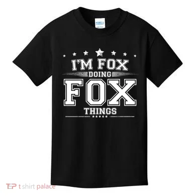 Im Fox Doing Fox Things Kids T-Shirt