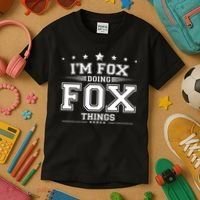 Im Fox Doing Fox Things Kids T-Shirt thumb 3