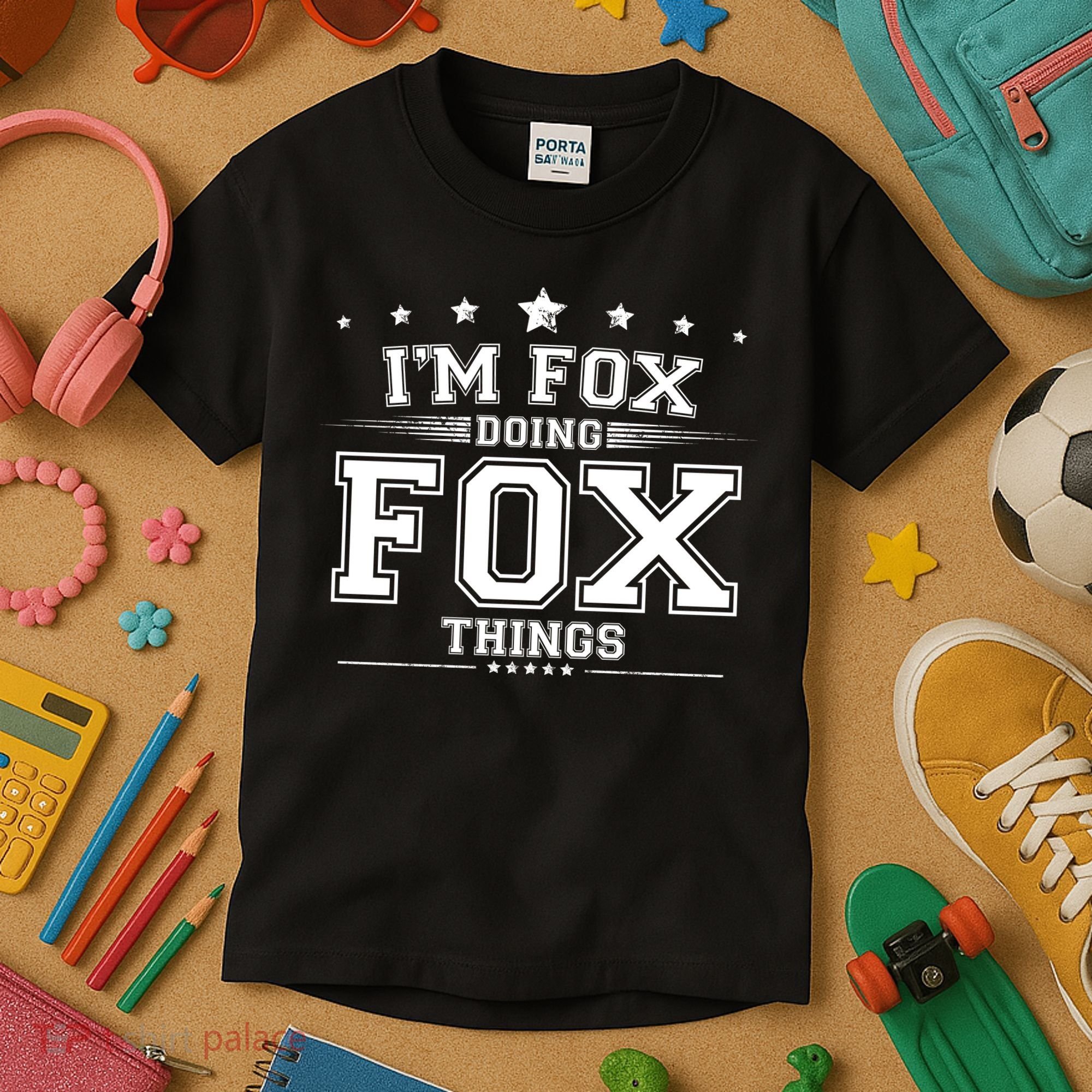 Im Fox Doing Fox Things Kids T-Shirt