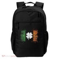 Irish Flag Distressed Shamrock ST Patrick's Day Backpack thumb 0