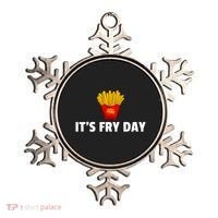 It's Fry Day French Fries Extra Hot Fry Cute Gift Ornament thumb 0
