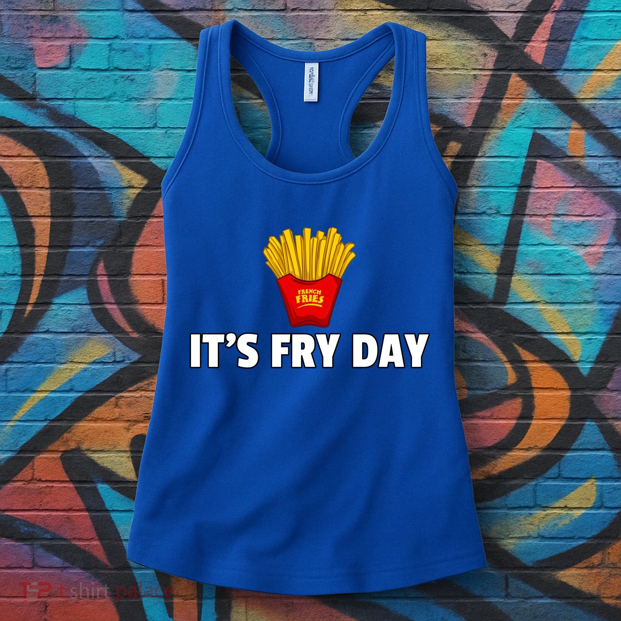 It's Fry Day French Fries Extra Hot Fry Cute Gift Women's Tank Top