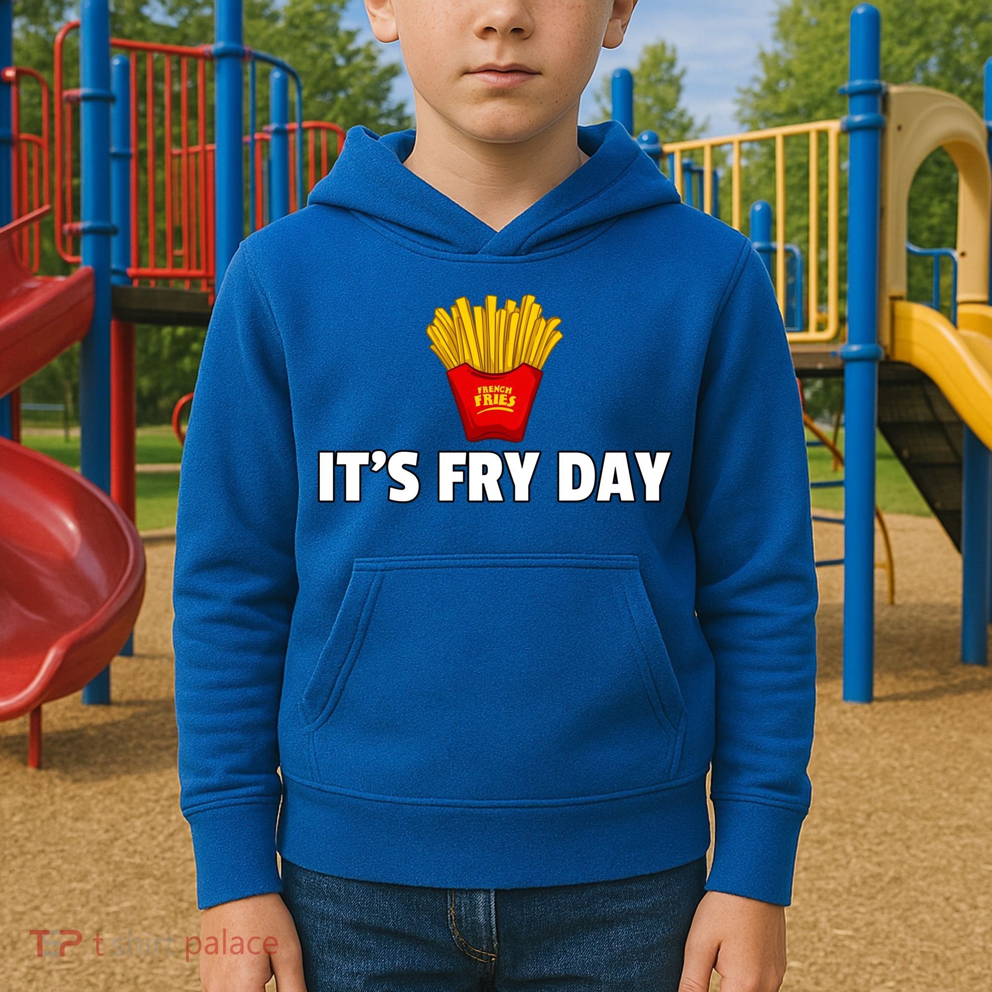 It's Fry Day French Fries Extra Hot Fry Cute Gift Kids Hoodie