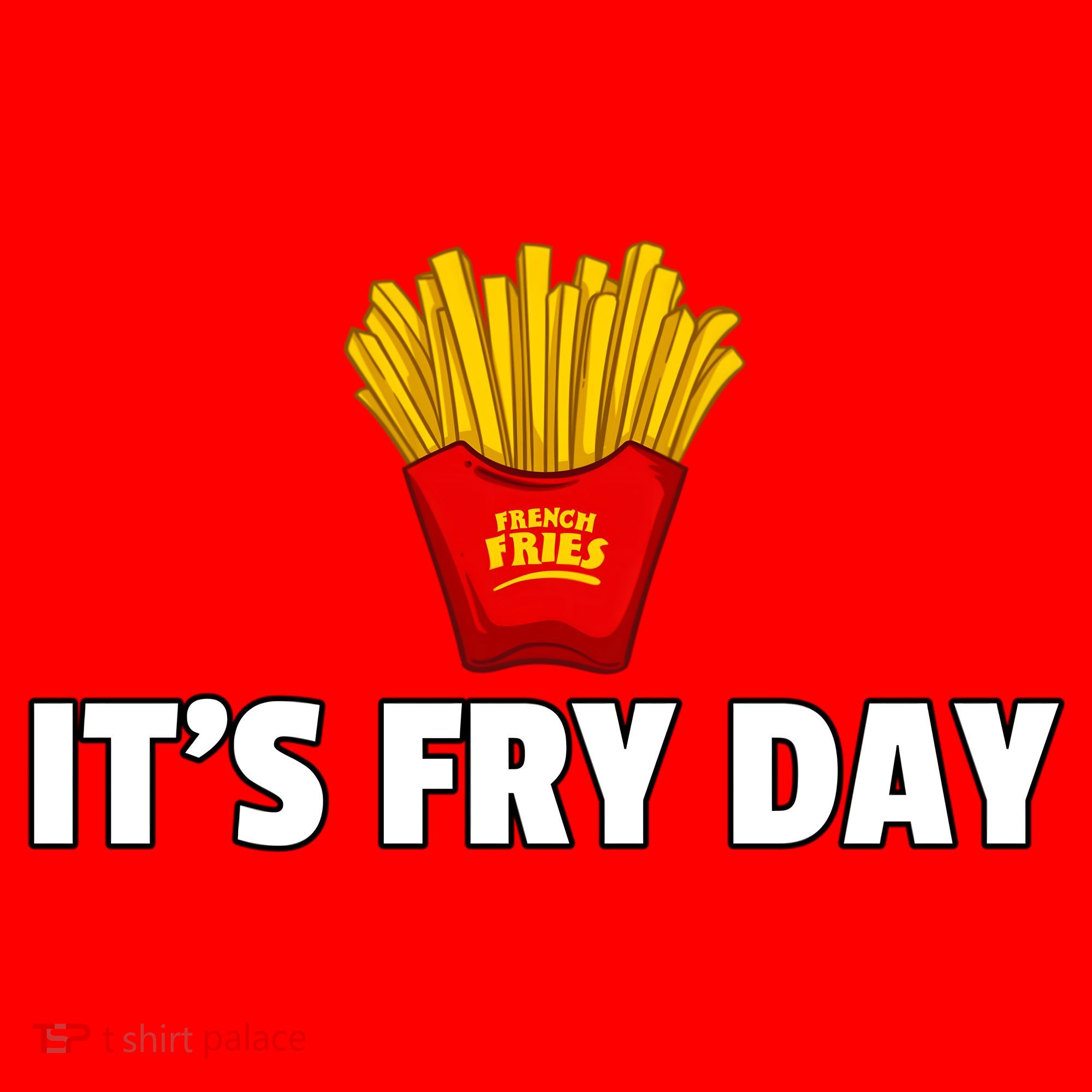 It's Fry Day French Fries Extra Hot Fry Cute Gift Santa Hat